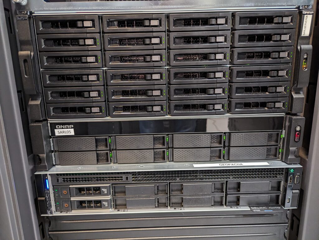 SARL servers in the Hill Center at Vanderbilt University
